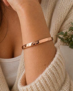 Polish Copper Cuff Bracelet, Healing Cuff, Minimalist Jewelry, Gift for Mammy